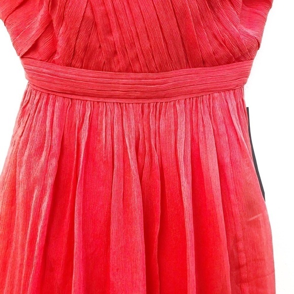 J. CREW COLLECTION NWT Silk Strapless Party Dress Size 2 in Coral Pink - Picture 15 of 16